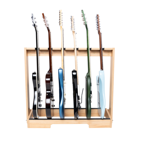 Wooden Guitar Rack for Up to 6 Guitars - MPL