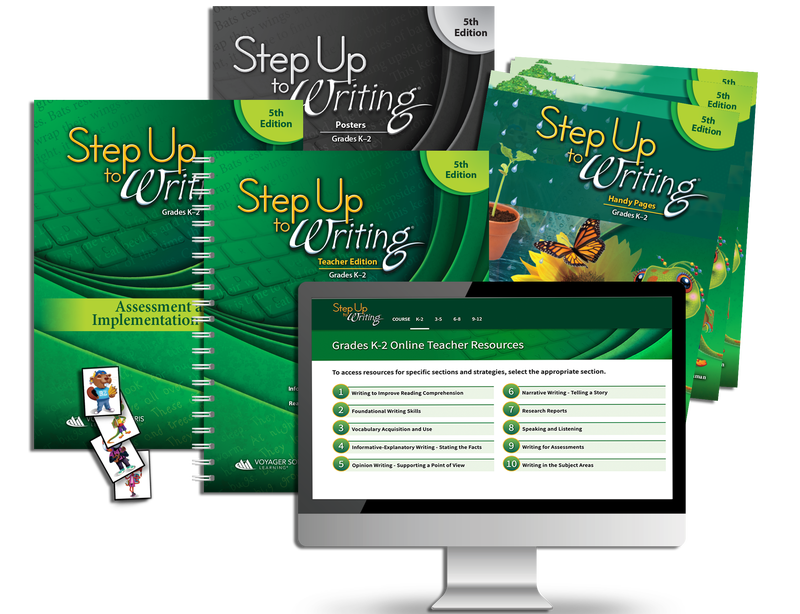 Step Up to Writing Fifth Edition Grades K–2 Classroom Set. Click to expand image