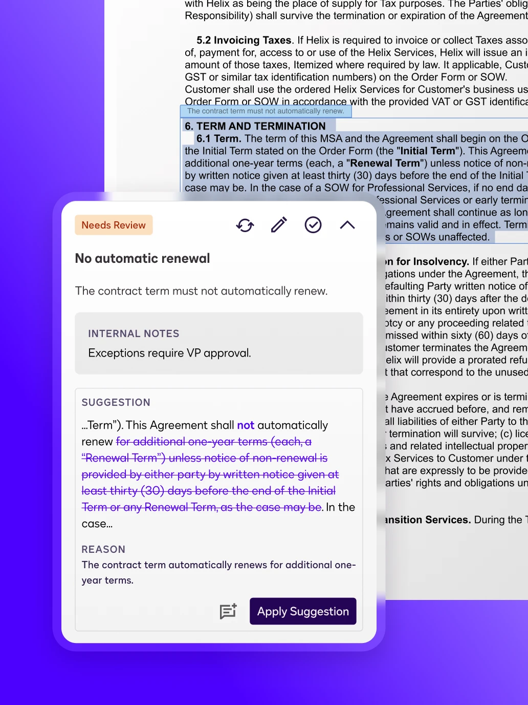 Docusign UI IAM for Procurement - Commit