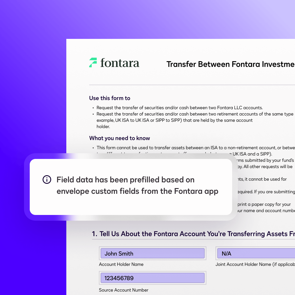 Docusign UI Custom Data Verification