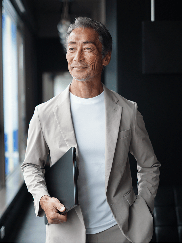 Man working in his office