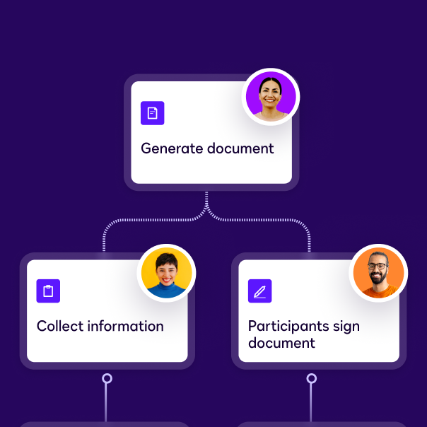 A diagram showing a workflow
