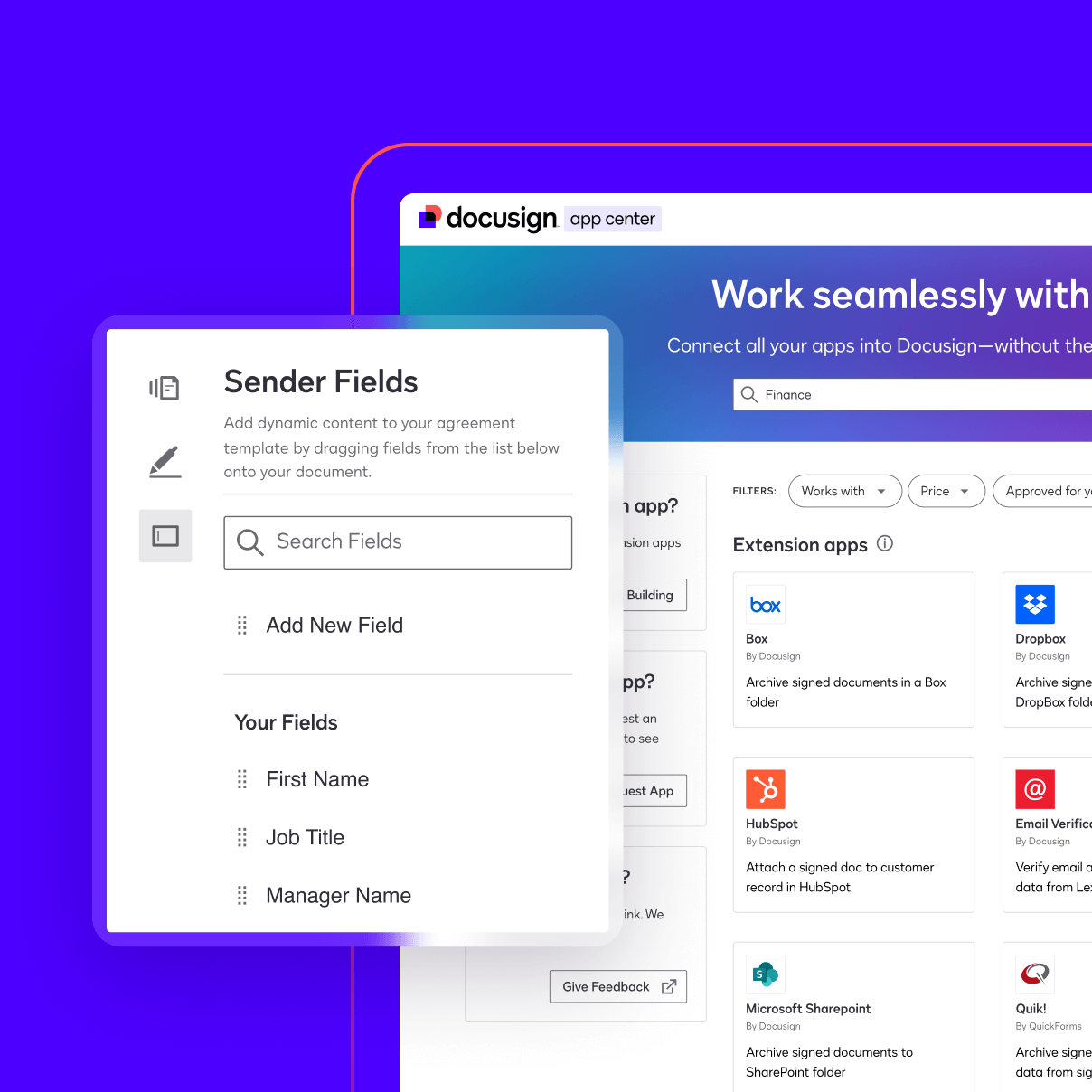 Docusign Marketplace for Extension Apps