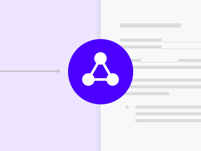 API icon on top of a document