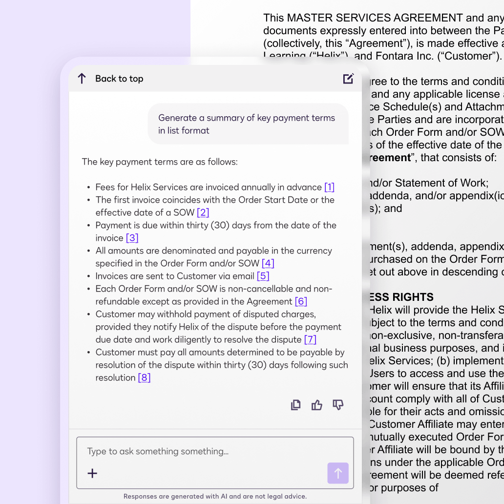 Use Docusign to generate new language and redlines from scratch