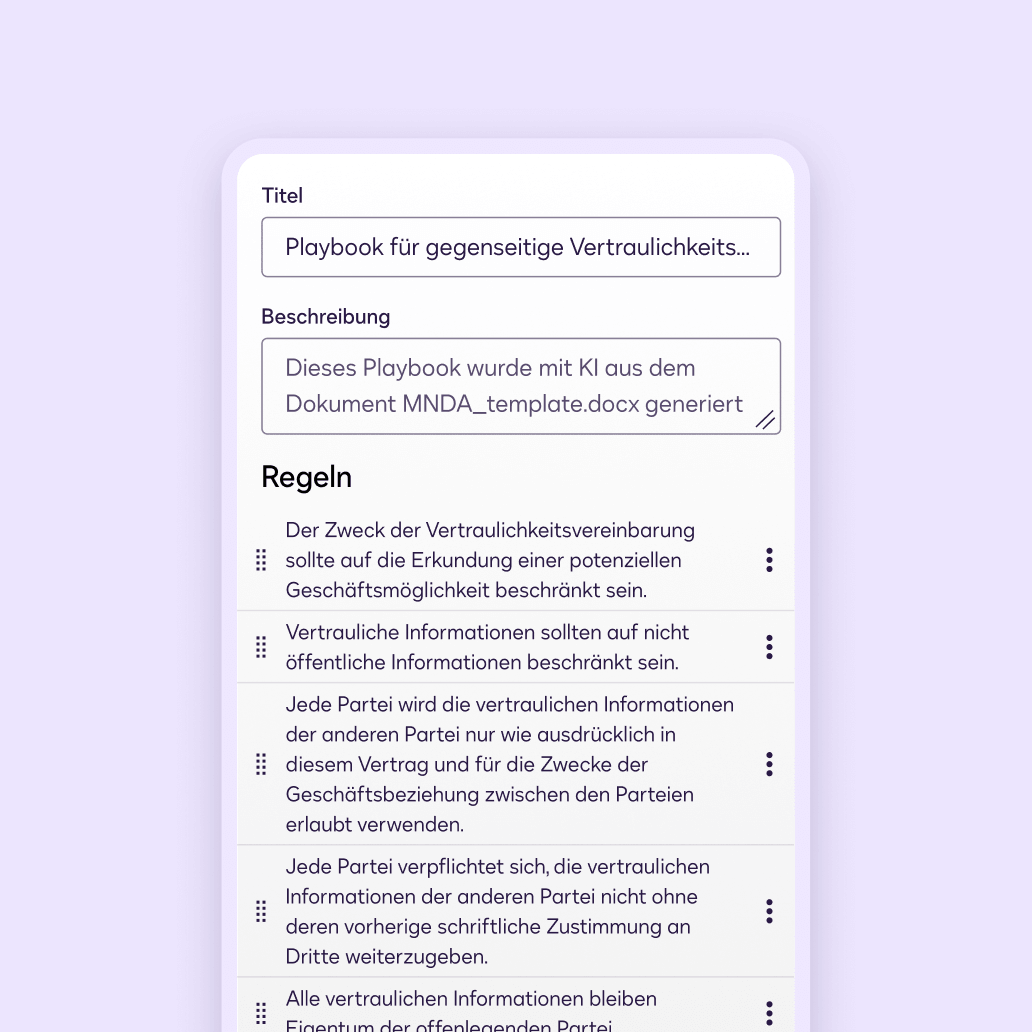 Generate new playbooks with Docusign's AI tools