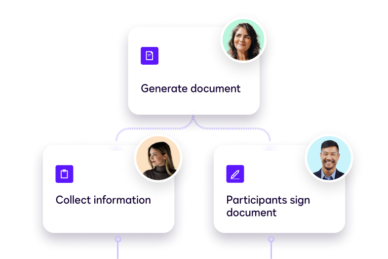 UI showing a Docusign Maestro workflow