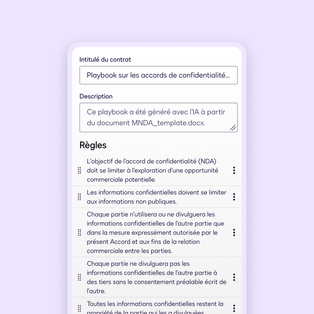 Generate new playbooks with Docusign's AI tools