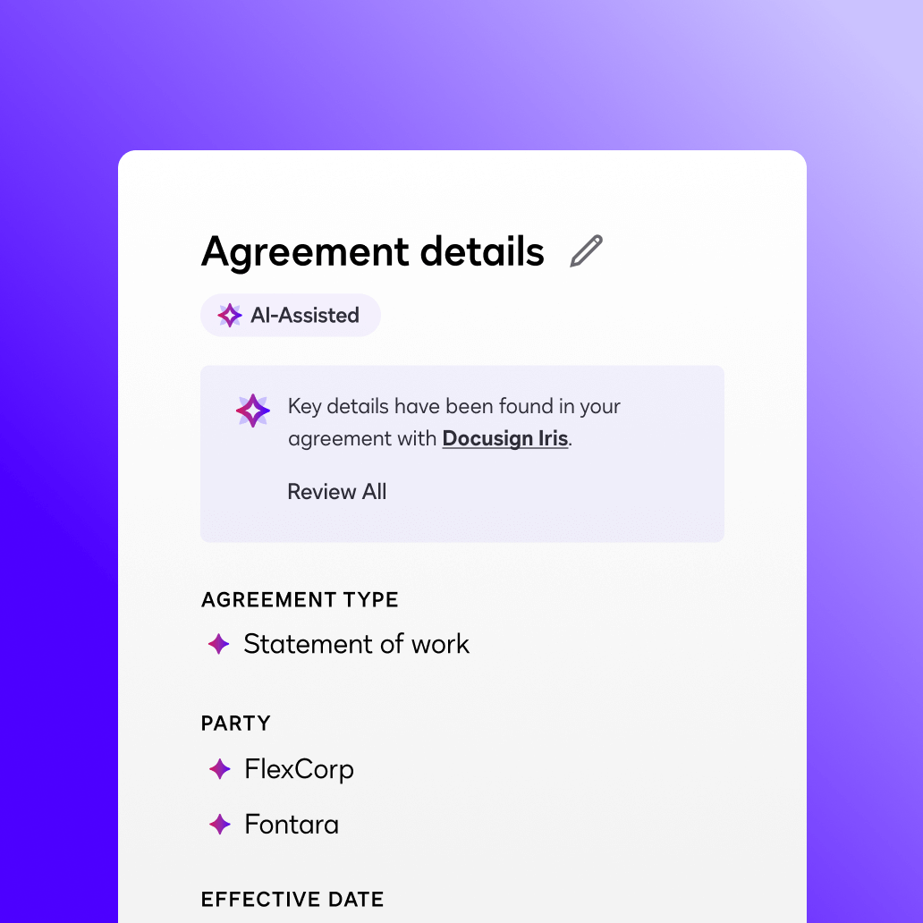 Docusign Iris UI