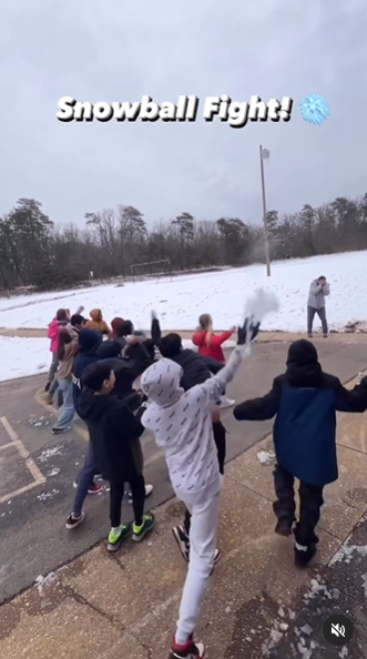 Snowball fight