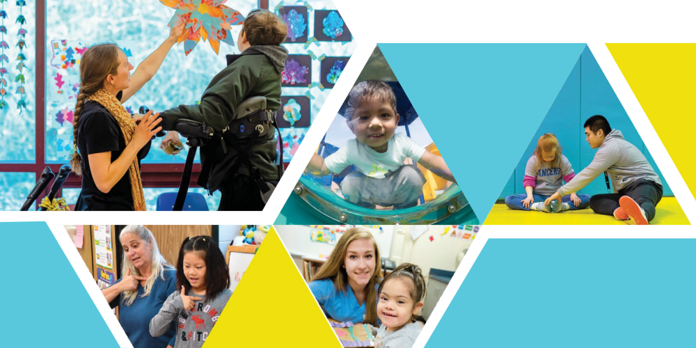 Collage of students and staff