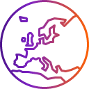 Europe Globe Icon