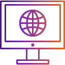 Digital global icon