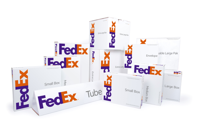 FedEx White Packaging