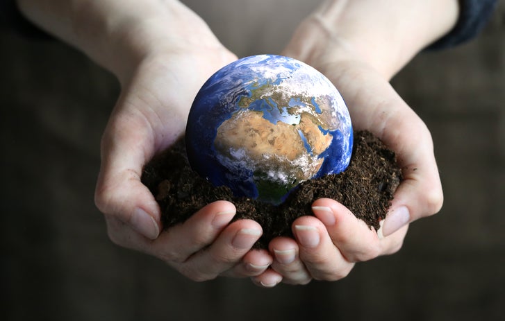 Globe + dirt