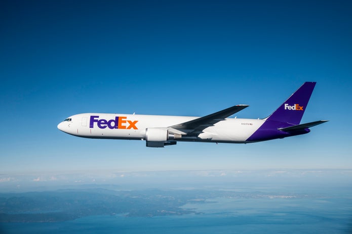 FedEx airplane