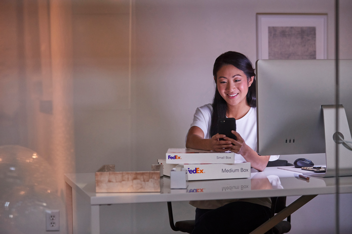 woman in her office