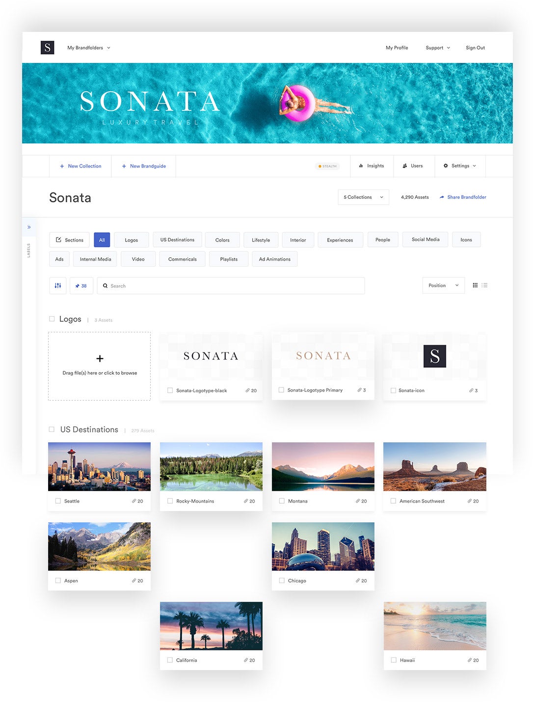 Sonata Brandfolder mock