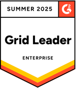 G2 - Grid Leader (Enterprise) - Summer 2025 Badge