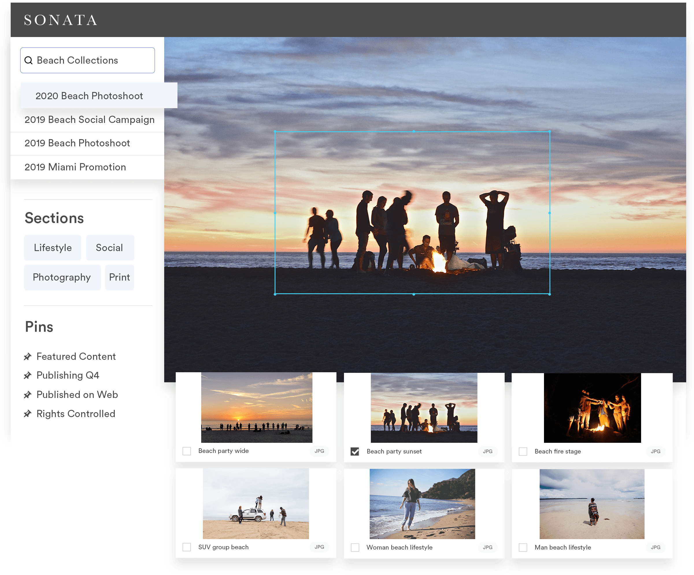 demonstration of ways to filter and manipulate assets