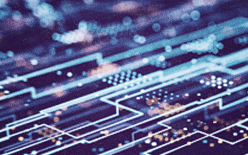 Abstract tech image of a circuit board