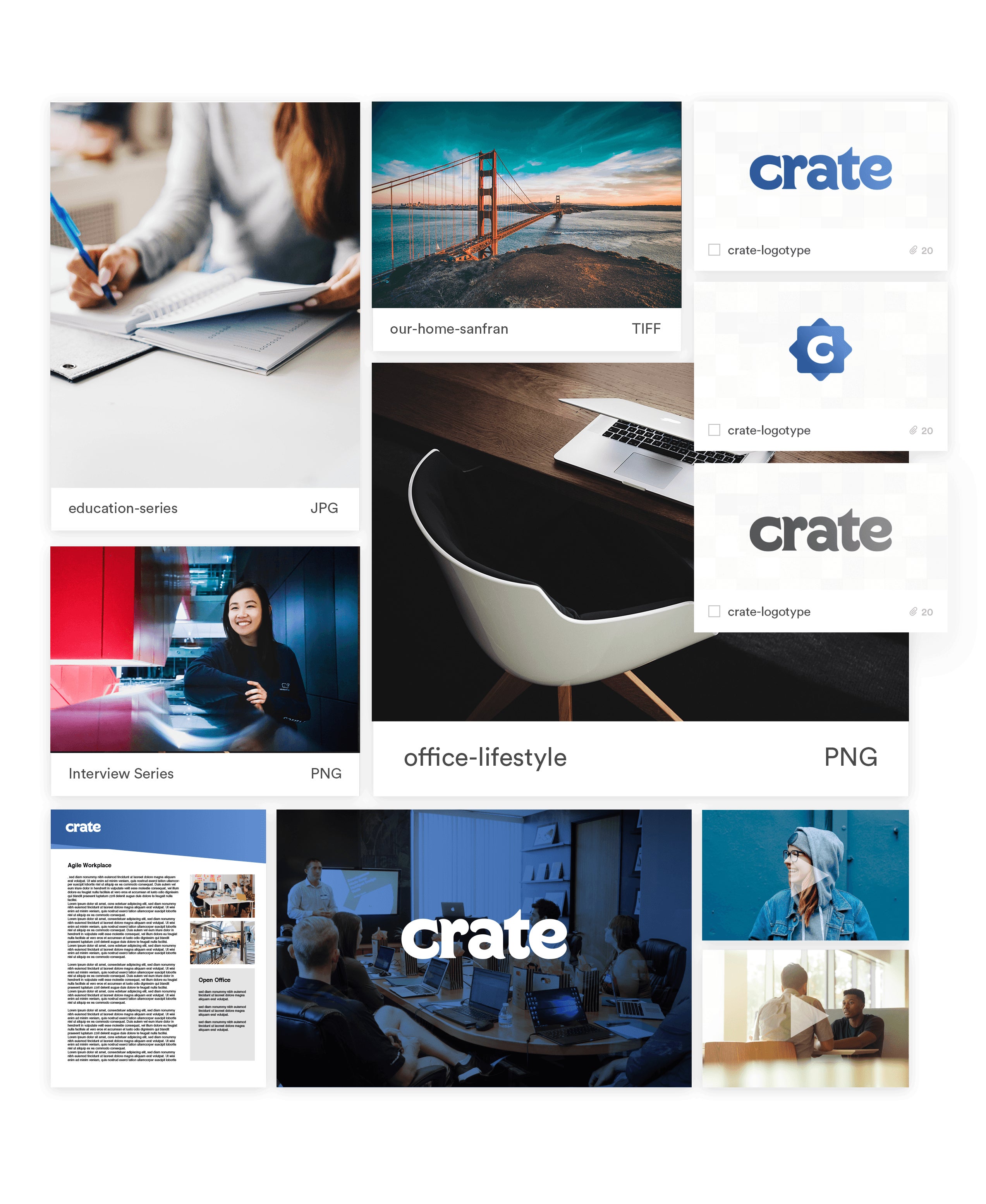 consistent Crate marketing content