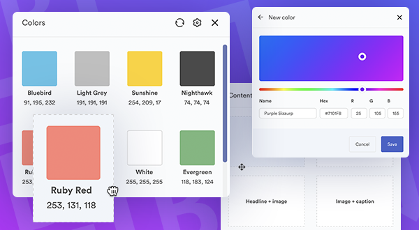 Brandguide color palette