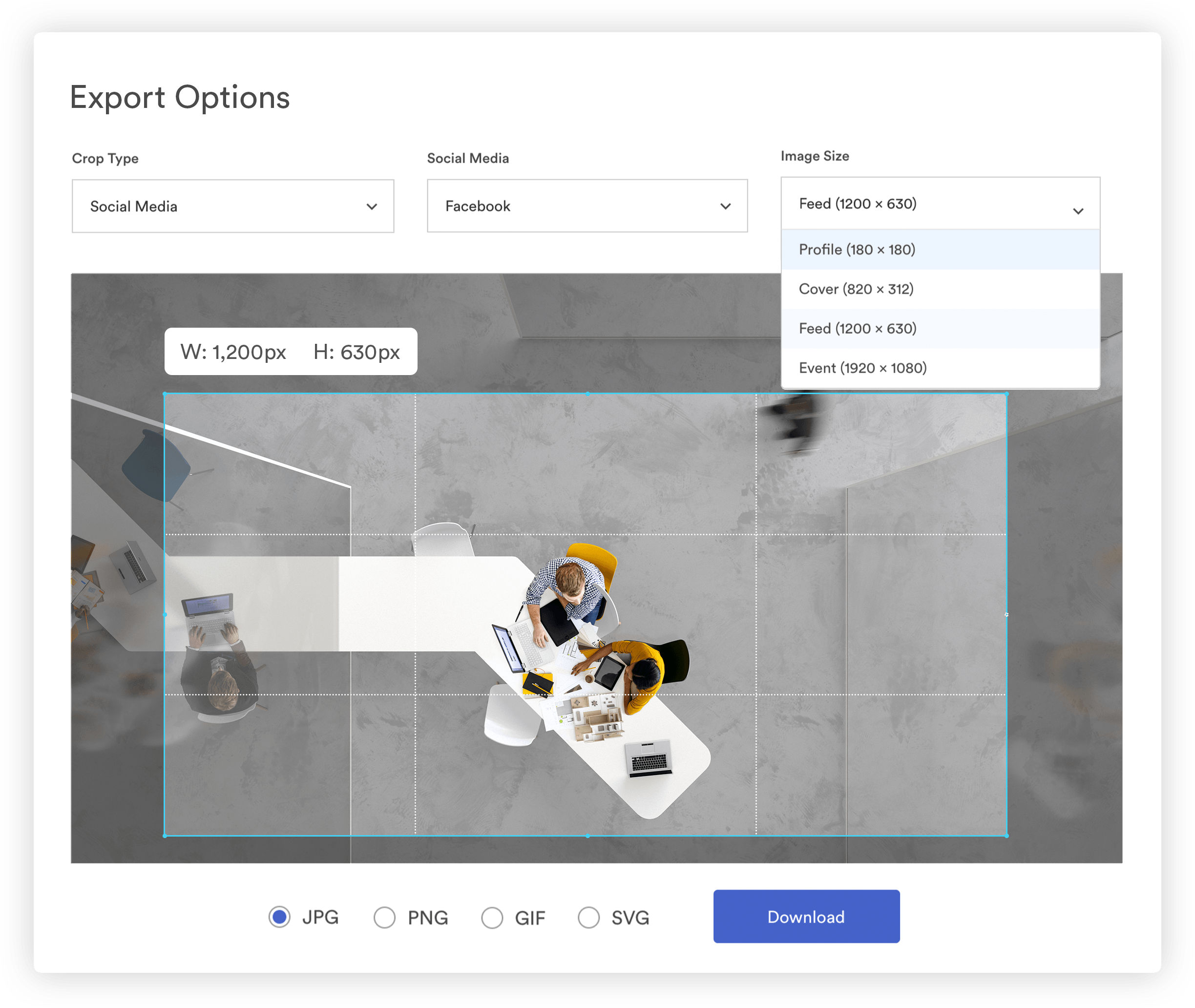export preset settings