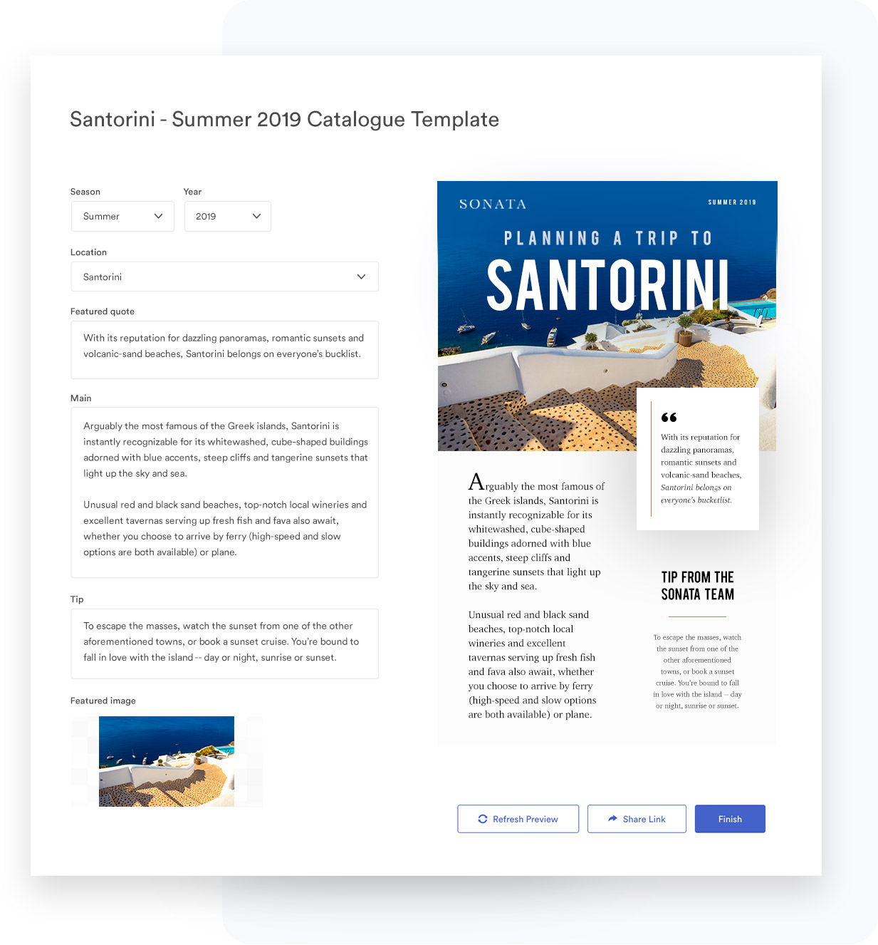 templating mock example
