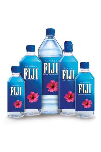 Fiji water bottles