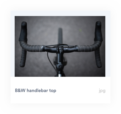 bicycles handlebars with AI auto-tags