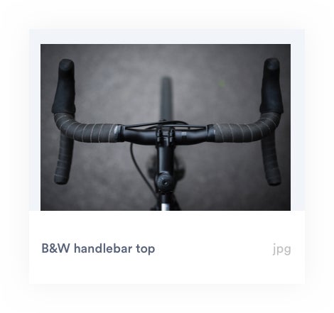 bicycles handlebars with AI auto-tags