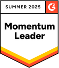 G2 - Momentum Leader - Summer 2025 badge
