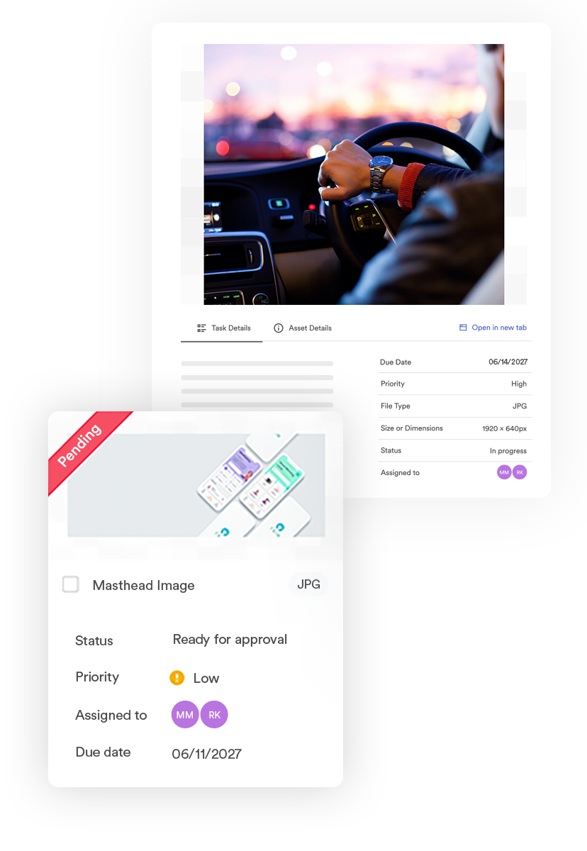 collage of Brandfolder features