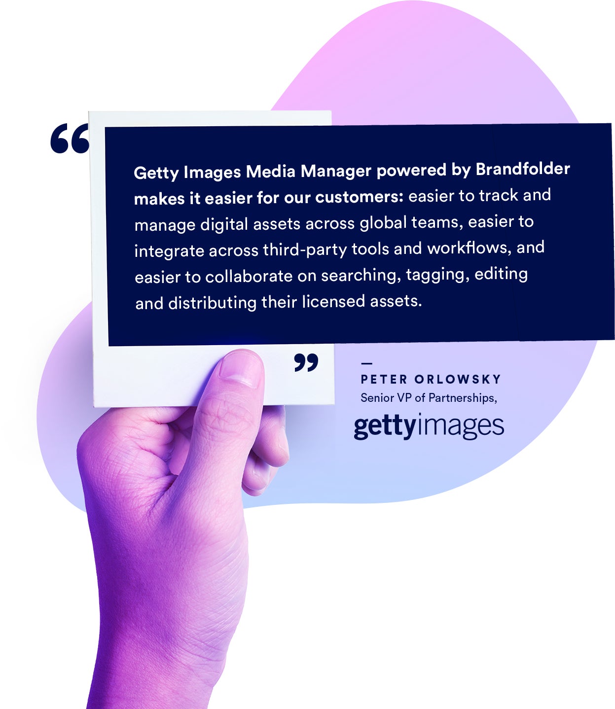 Getty Images quote from Peter Orlowsky