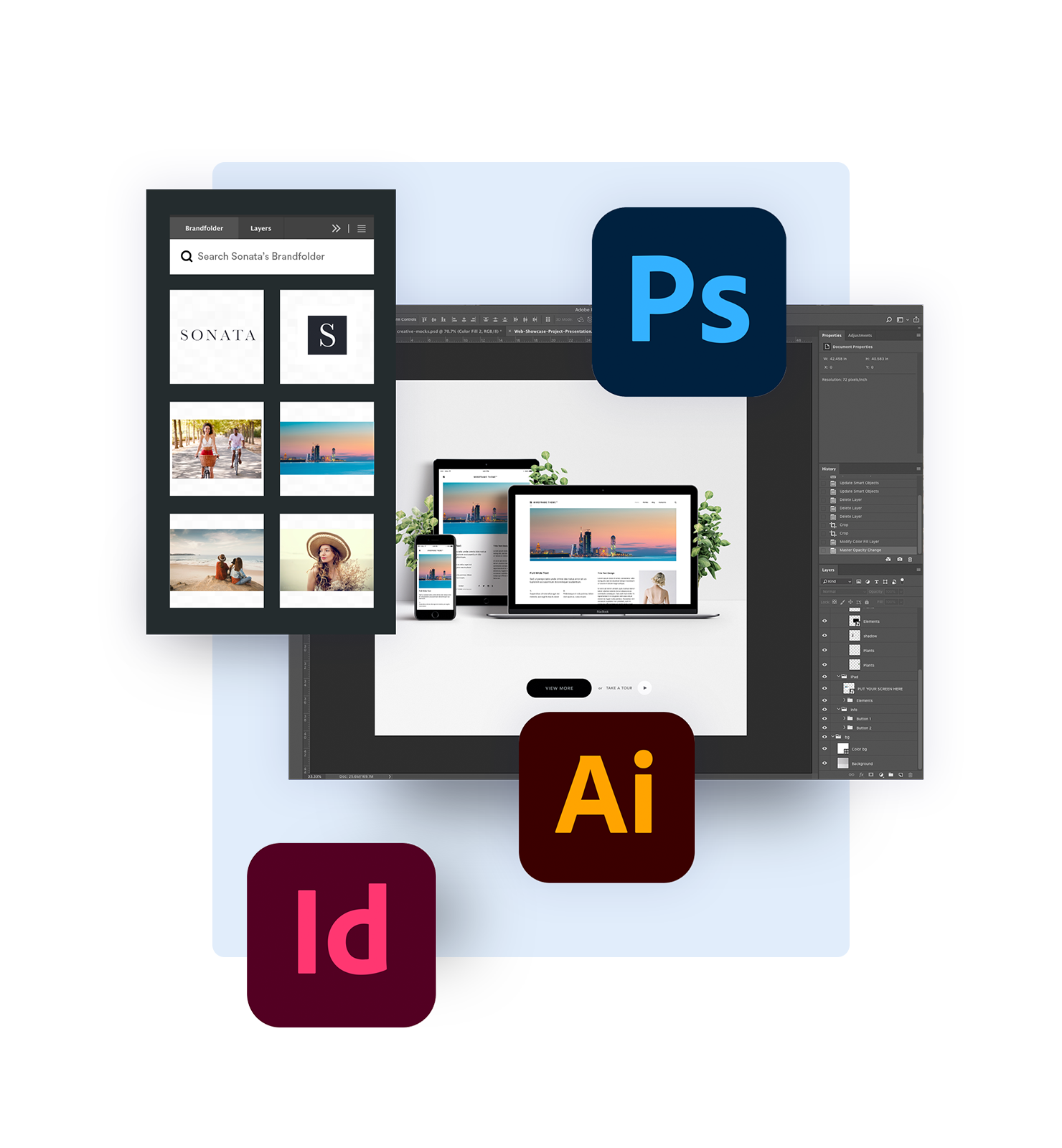 Brandfolder's integration with Adobe products