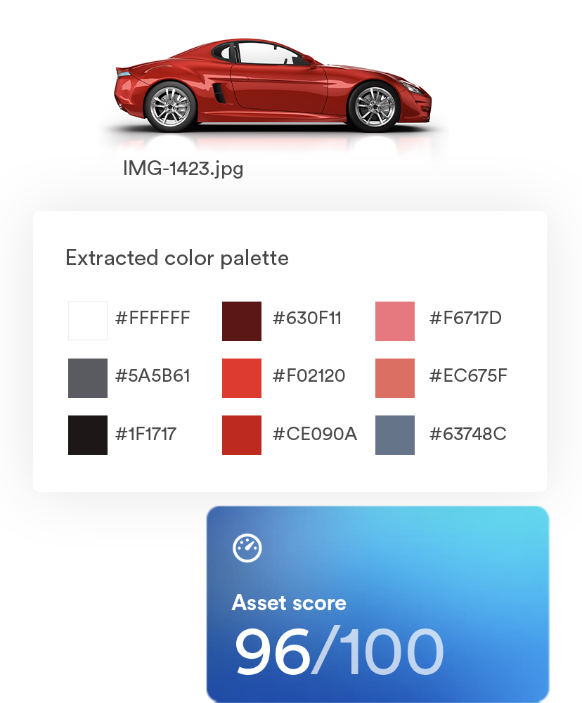 metadata, analytics, and share link on a Brandfolder asset