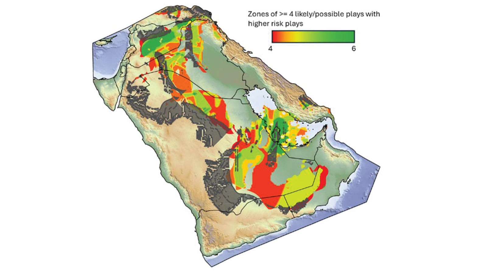 Arabian Plate zones
