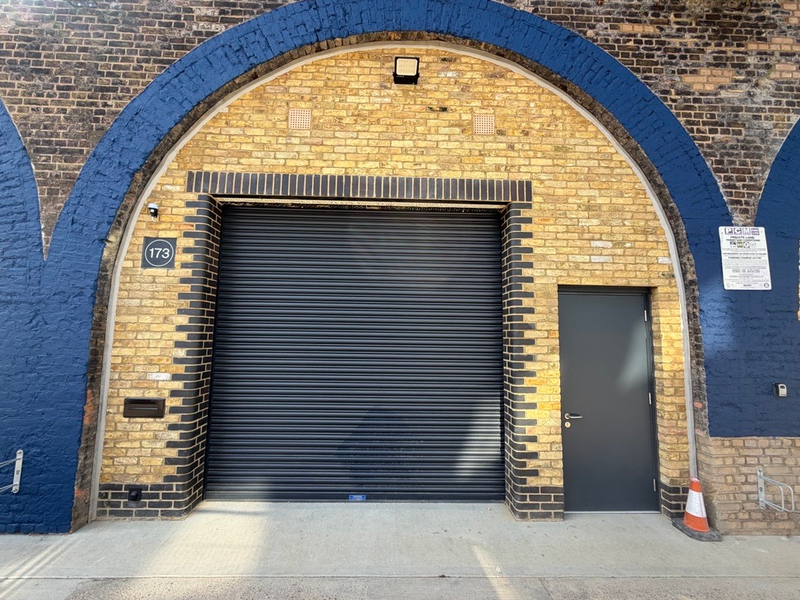 The front of an arch.