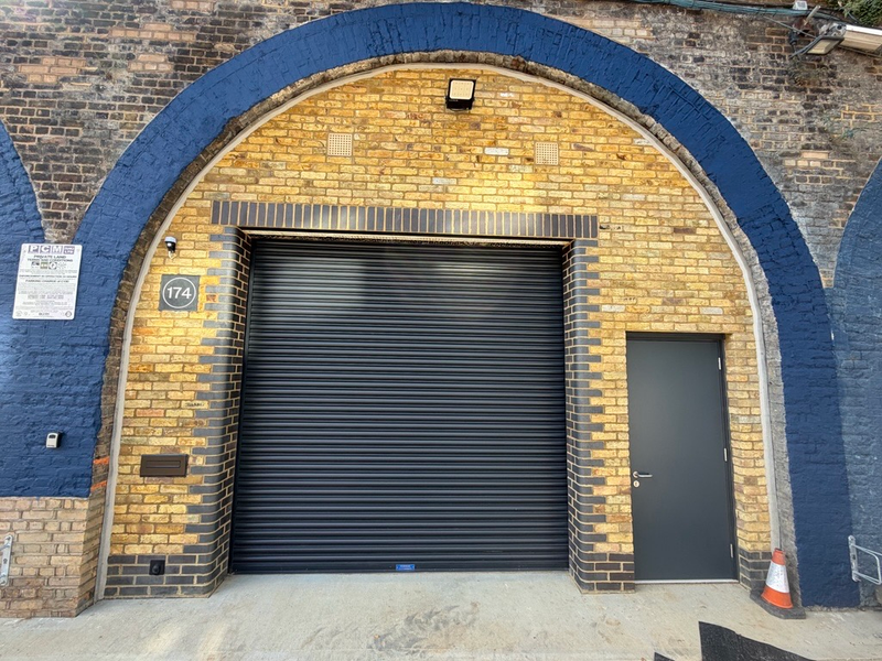 The front of an arch.