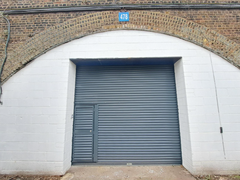 The front of an arch.