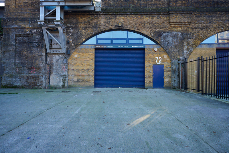 The front of an arch.