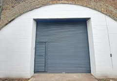 The front of an arch.