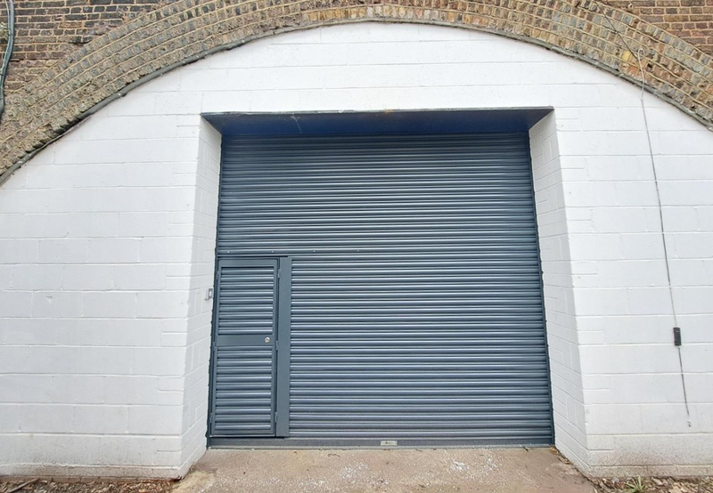 The front of an arch.