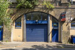 The front of an arch.