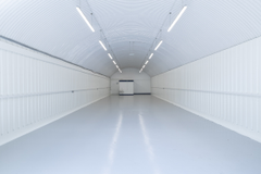 The front of an arch.