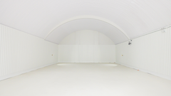 The front of an arch.