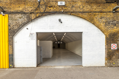 The front of an arch.