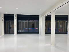 The front of an arch.