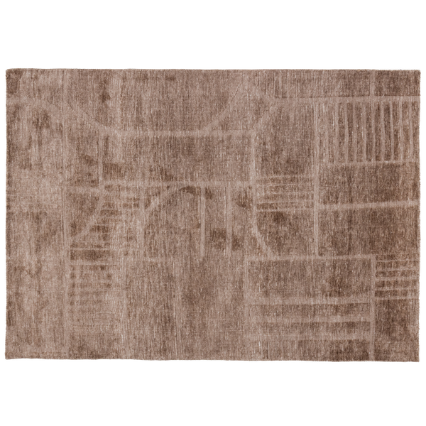 Afbeelding van LOVI VLOERKLEED POLYESTER/KATOEN TAUPE 170x240CM